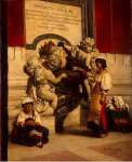 Bonnat Leon Joseph Florentin Fountain by St Peters Basilica in Rome  - Hermitage